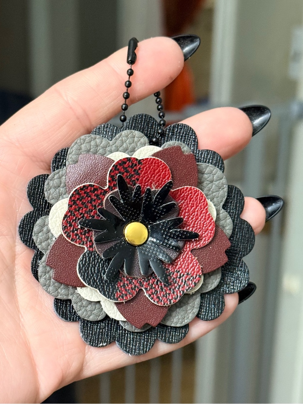 Handmade Floral Bag Charm